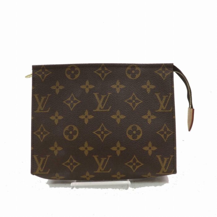 Louis Vuitton Cosmetic Pouch Poche Toilette 19  (SHC7-10670)