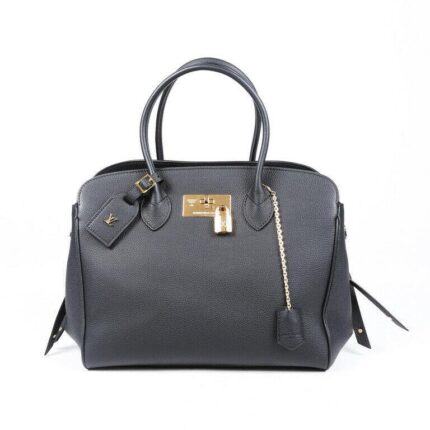 Louis Vuitton 2020 Bag Milla MM Black Veau Nuage Calfskin