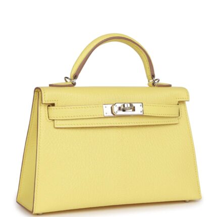 Hermes Kelly 20 Top Quality Leather Silver Hardware
