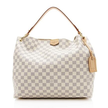 Louis Vuitton Damier Azur Graceful MM Shoulder Bag
