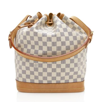 Louis Vuitton Damier Azur Noe Shoulder Bag (SHF-13110)