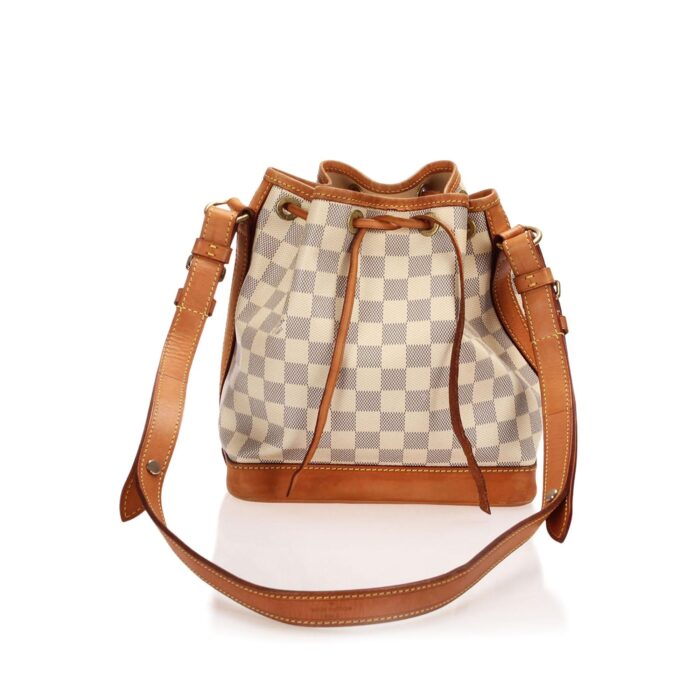 Louis Vuitton Damier Azur Petite Noe Shoulder Bag (SHG-12812)