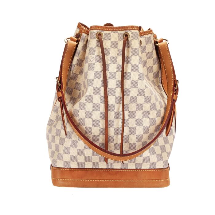 Louis Vuitton Damier Azur Noe Shoulder Bag (SHG-12813)