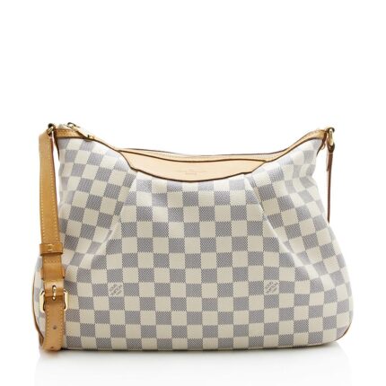 Louis Vuitton Damier Azur Siracusa MM Shoulder Bag (SHF-12258)