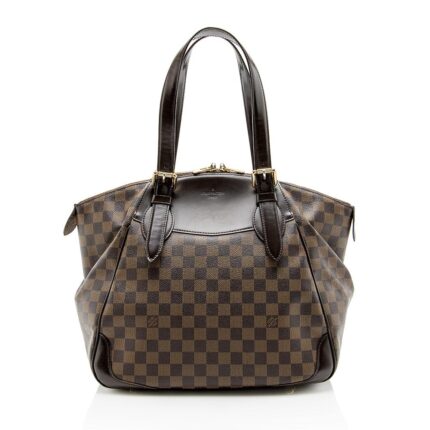 Louis Vuitton Damier Ebene Verona GM Shoulder Bag (SHF-13379)