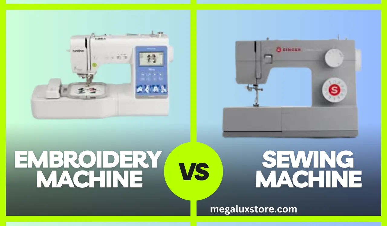 embroidery machine vs sewing machine